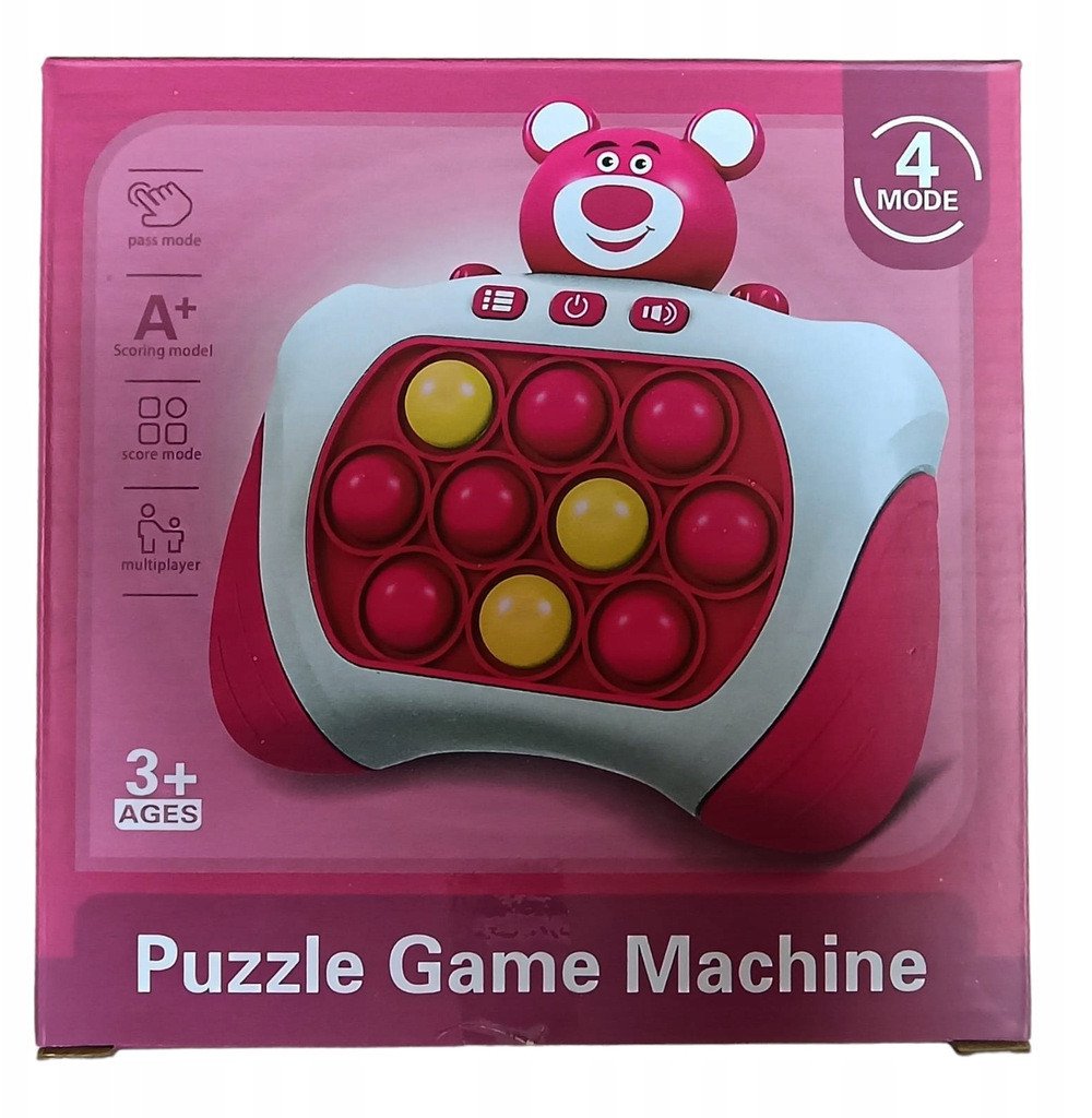 Zabawka Sensoryczna / Gra Zręcznościowa /Pop It/ Miś Tuliś / Elektroniczna