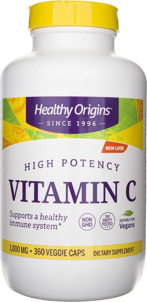 Healthy Origins Healthy Origins Witamina C 1000 mg - 360 kapsułek