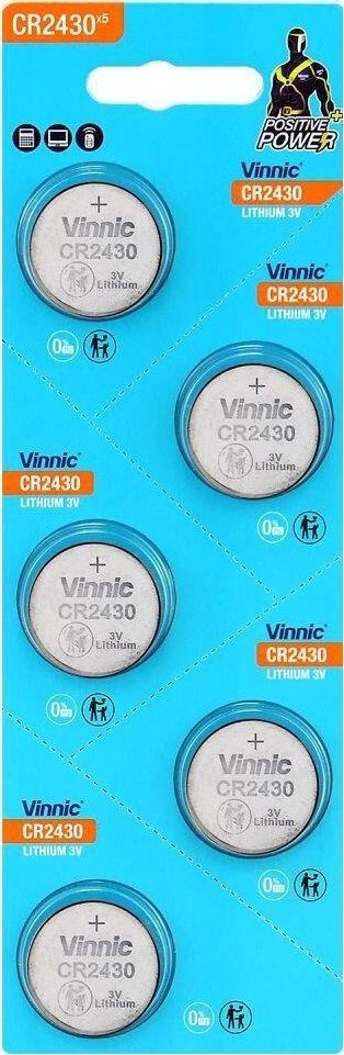 Vinnic CR2430 5BL Vinnic (bateria litowa)