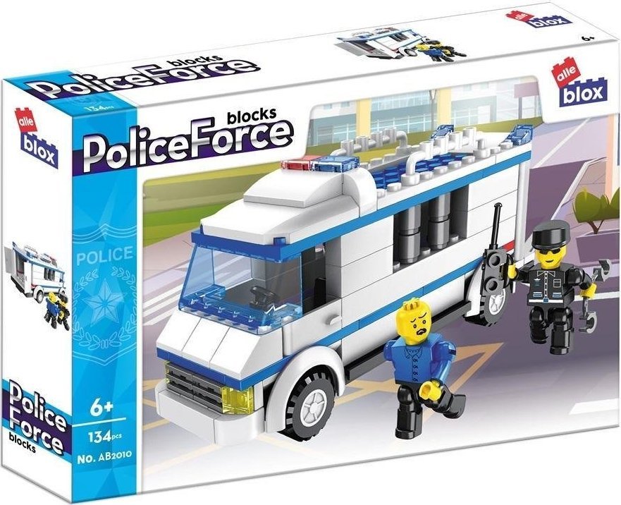 ALLEBLOX KLOCKI KONSTR ALLEBLOX POLICJA 134EL 29X19X5 72