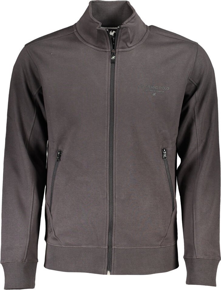 U.S. Grand Polo SZARY MĘSKA BLUZA Z ZAMKIEM US GRAND POLO 3XL