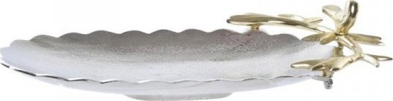 DKD Home Decor Dekoracja na Stół DKD Home Decor Srebrzysty Złoty Aluminium Vtk (45 x 23 x 11 cm)