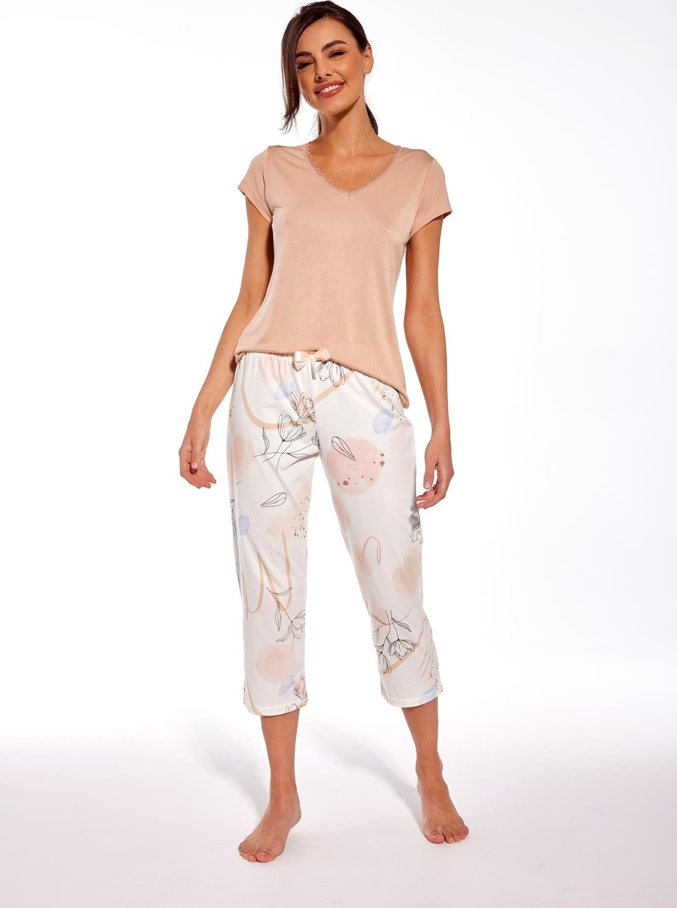 Cornette PIŻAMA CORNETTE PD-659/290 STELLA (kolor beż, rozmiar M)