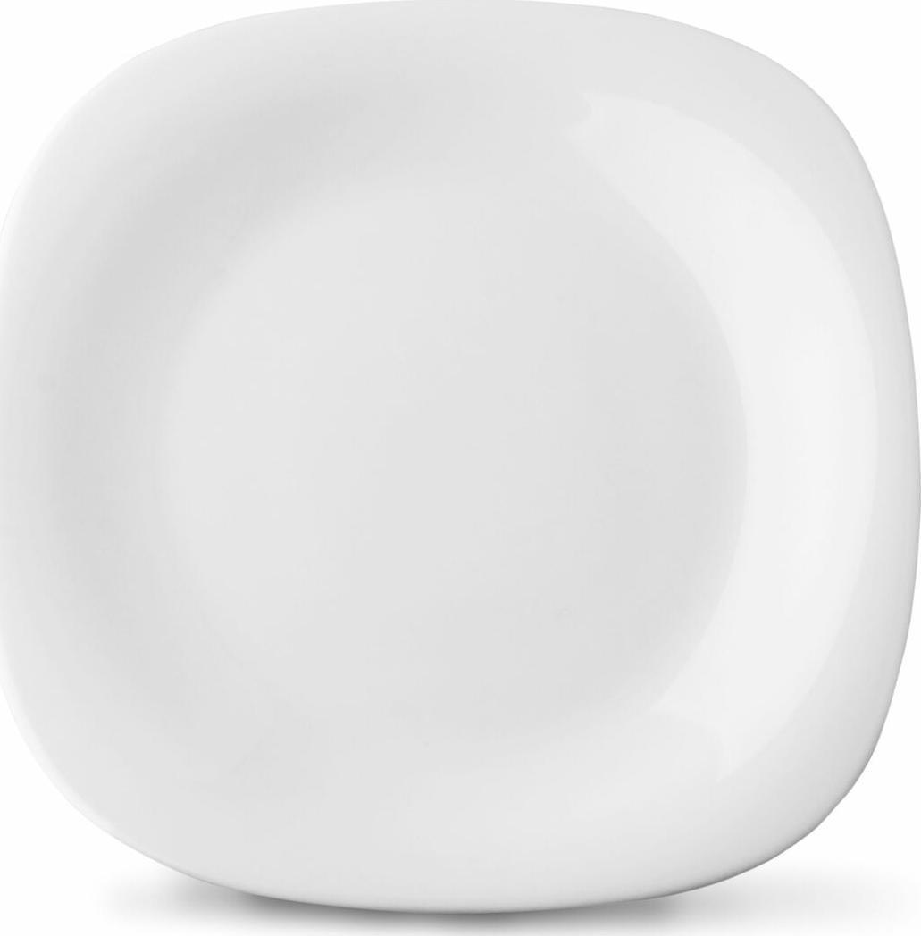 Opal Talerz deserowy ze szkła hartowanego Tadar Boreal 20 cm kwadratowy