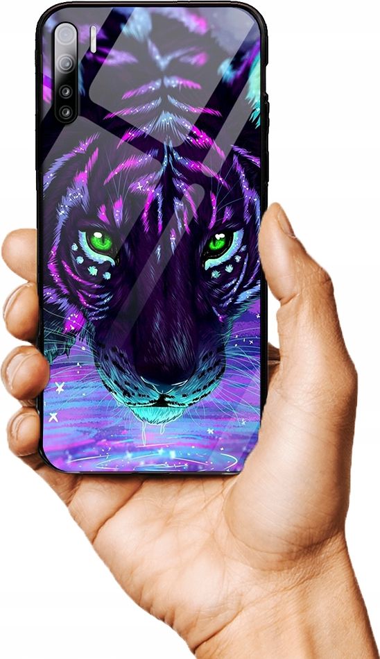 Super Fashion ETUI SZKLANE DO OPPO A91 GLASS CASE OBUDOWA