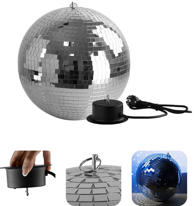 Kula lustrzana 40cm z napędem Firefog one size