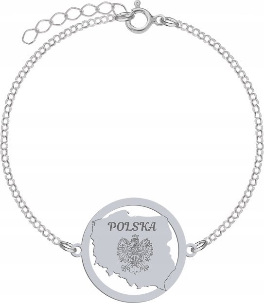 Radziszewska Jewellery Srebrna Bransoletka z POLSKĄ GRAWER GRATIS