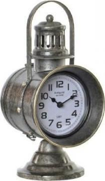 DKD Home Decor Stoln hodiny DKD Home Decor Szkło Szary Żelazo (13.3 x 18 x 28.5 cm)