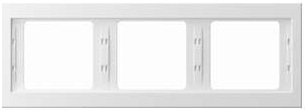 Hager Ramka potrójna BERKER biały - 13737009