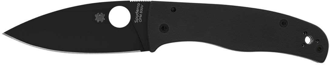 Spyderco BODACIOUS BLACK G-10 BLACK BLADE PLAIN C263GPBK