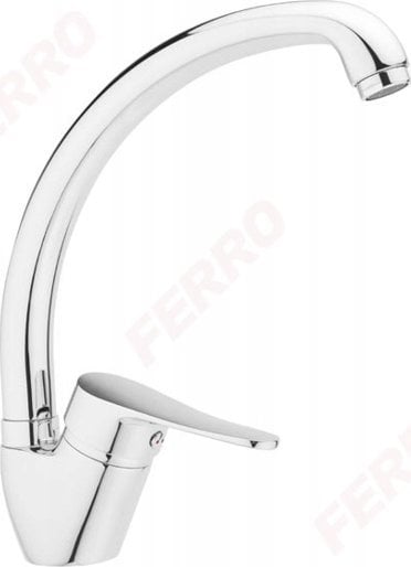 Bateria umywalkowa Ferro BAT. DECO ZLEWOZMYW. STOJĄCA ZE SKOŚNĄ WYLEWKĄ FERRO // BF.BDC4A