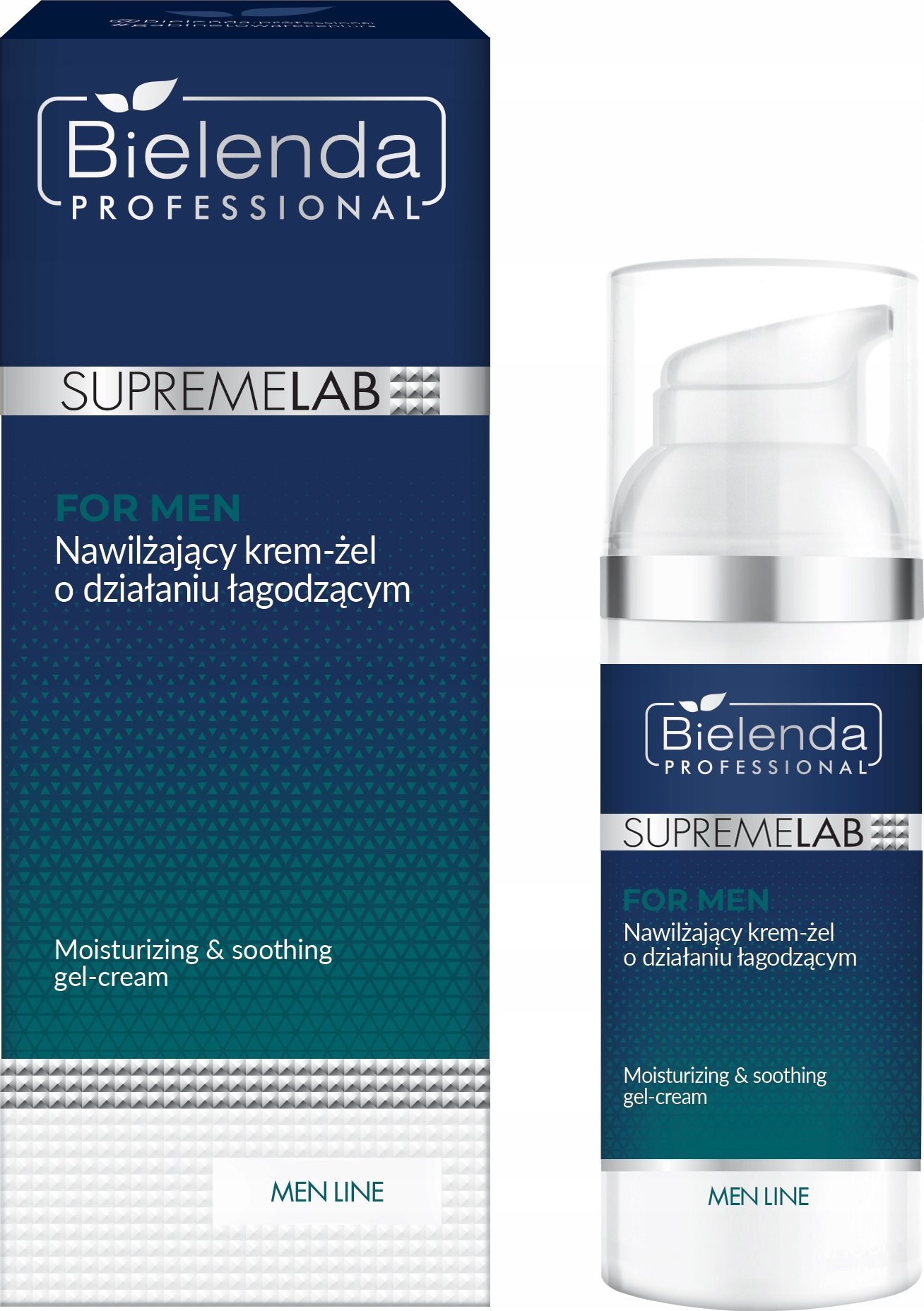 Bielenda Supremelab Men Line - Nawilżający krem do twarzy o działaniu łagodzącym 50ml