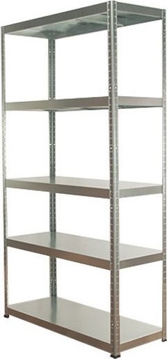 Wamar-Sosenka Regał metalowy magazynowy ELARA 180x90x40 ocynk 5 półek nośność 150 kg do warsztatu garażu