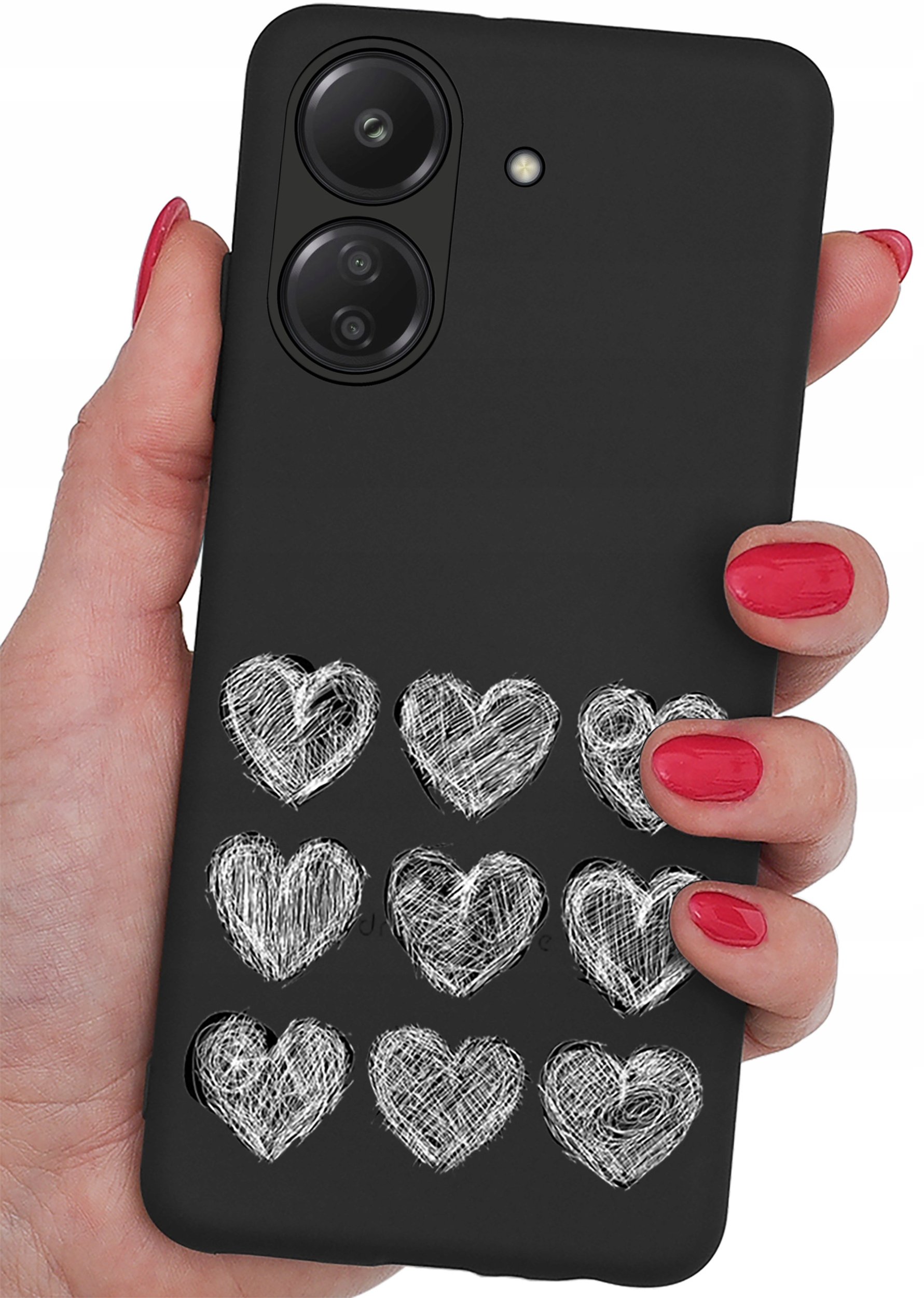 Etui do Xiaomi Redmi 13C | Poco C65 CASE WZORY MATT PLECKI +SZKŁO 9H