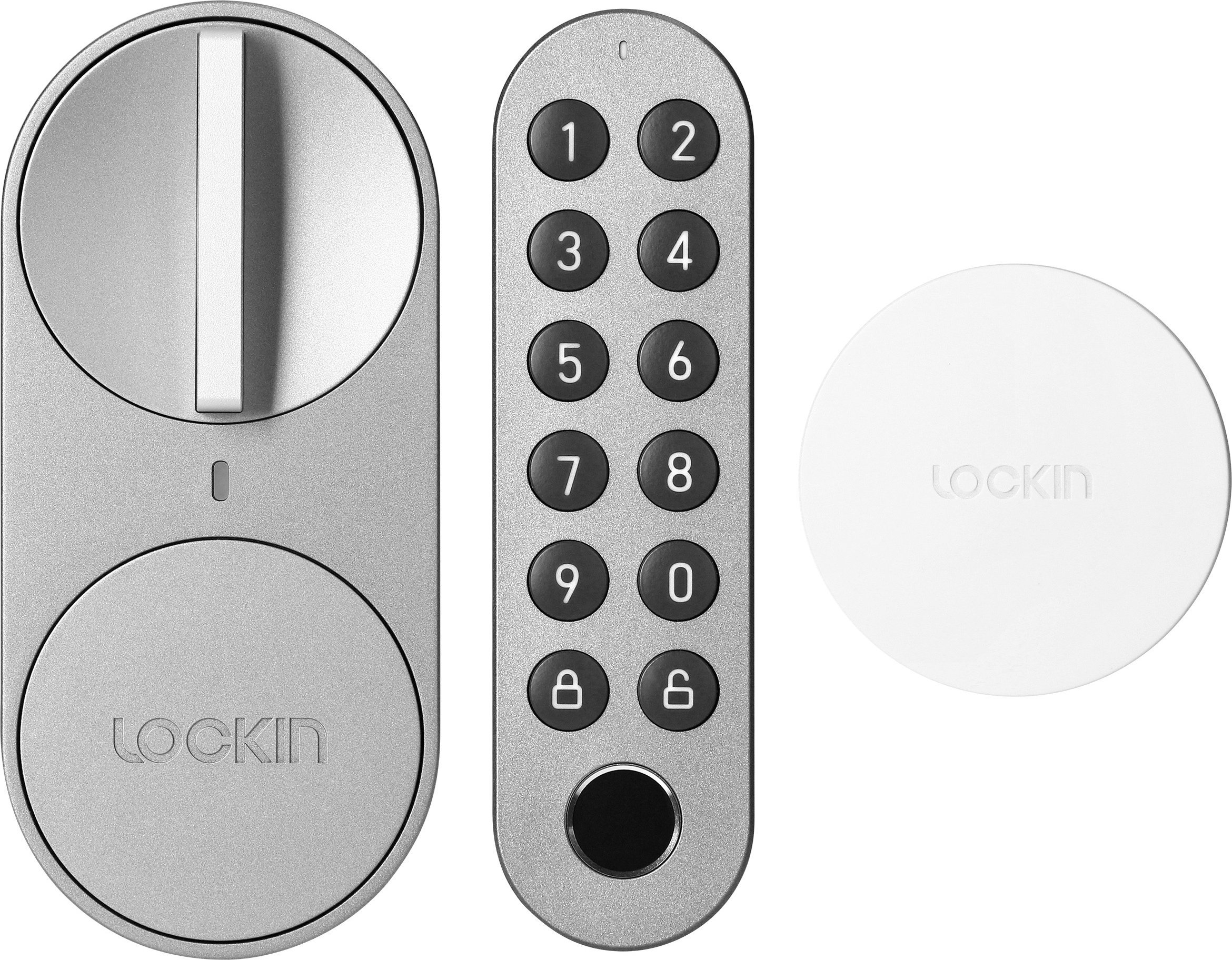 Orno Nakładka na wkladkę smart lock TUYA , Czytnik linii papilarnych, Gateway BT/WiFi - Zestaw