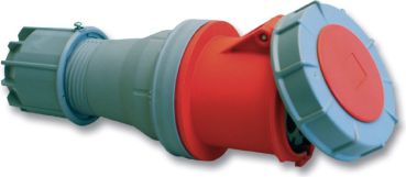 PCE Gniazdo przenośne 125A 4P 400V czerwone IP67 POWER TWIST (244-6)