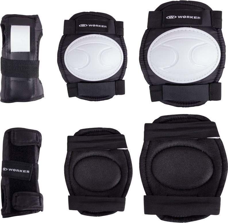 Worker Ochraniacze na rolki kolana, łokcie i nadgarstki zestaw r. S (15996)