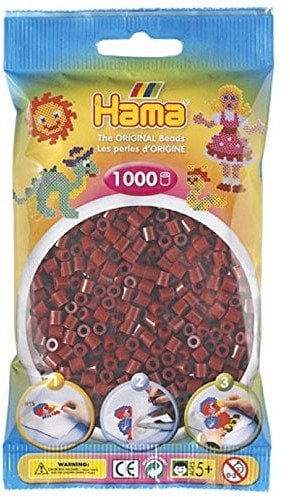 Revell Hama midi perler 1000stk rødbrun