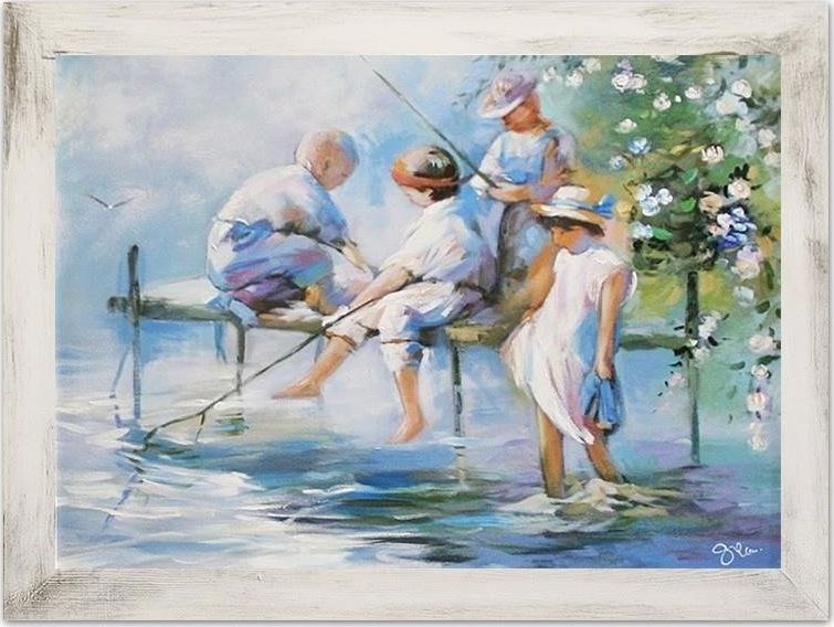 GO-BI Obraz "Inne" ręcznie malowany 63x84cm