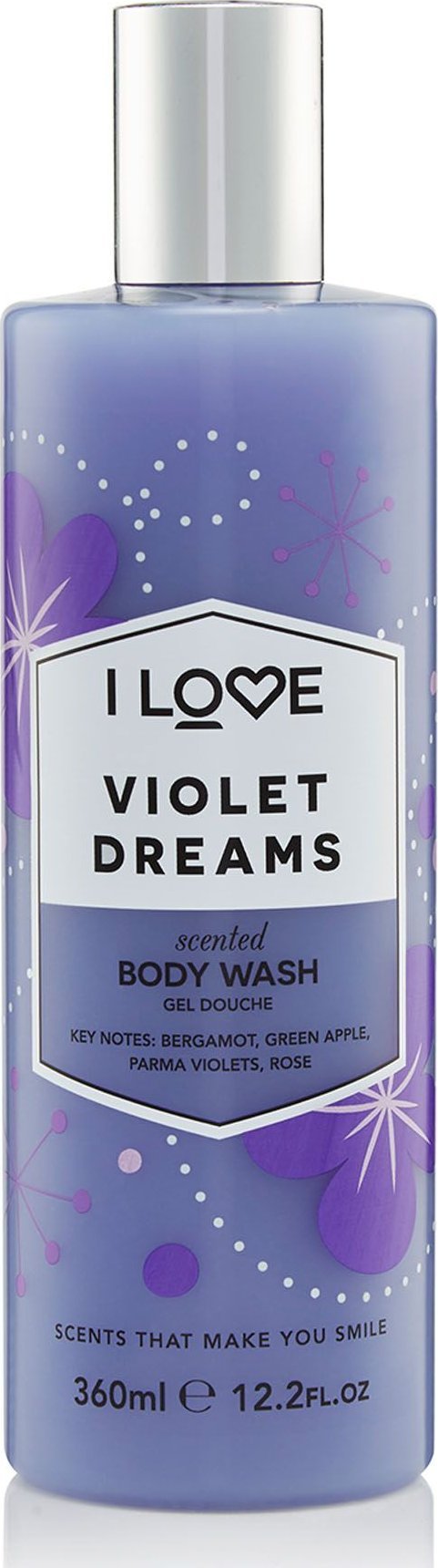 I LOVE_Scented Body Wash żel pod prysznic i do kąpieli Violet Dreams 360ml