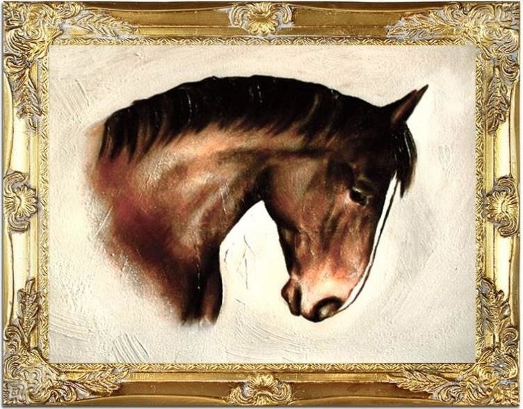 GO-BI Obraz Zwierzęta ręcznie malowany 37x47cm uniwersalny