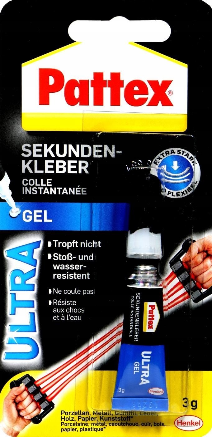 Pattex Pattex SekundenALLESkleber Ultra Gel WA98, Tube mit 3g