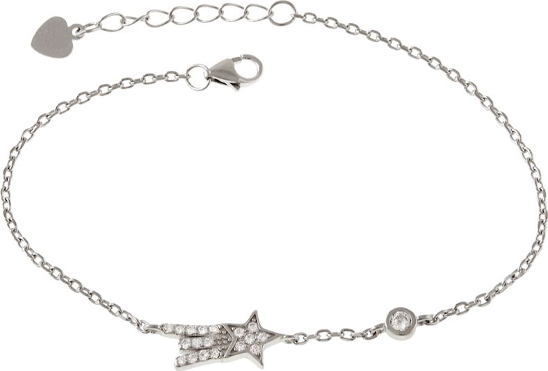 Lovrin Srebrna bransoletka 925 spadająca gwiazda 1,8 g