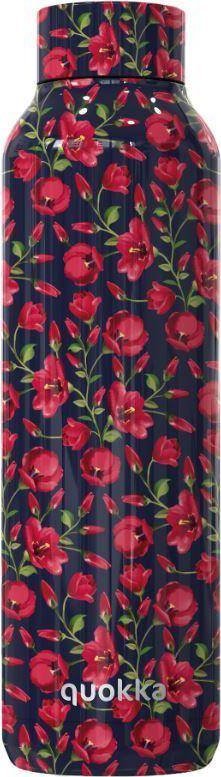 Quokka Quokka Solid - Butelka termiczna ze stali nierdzewnej 630 ml (Tiny Tulips)