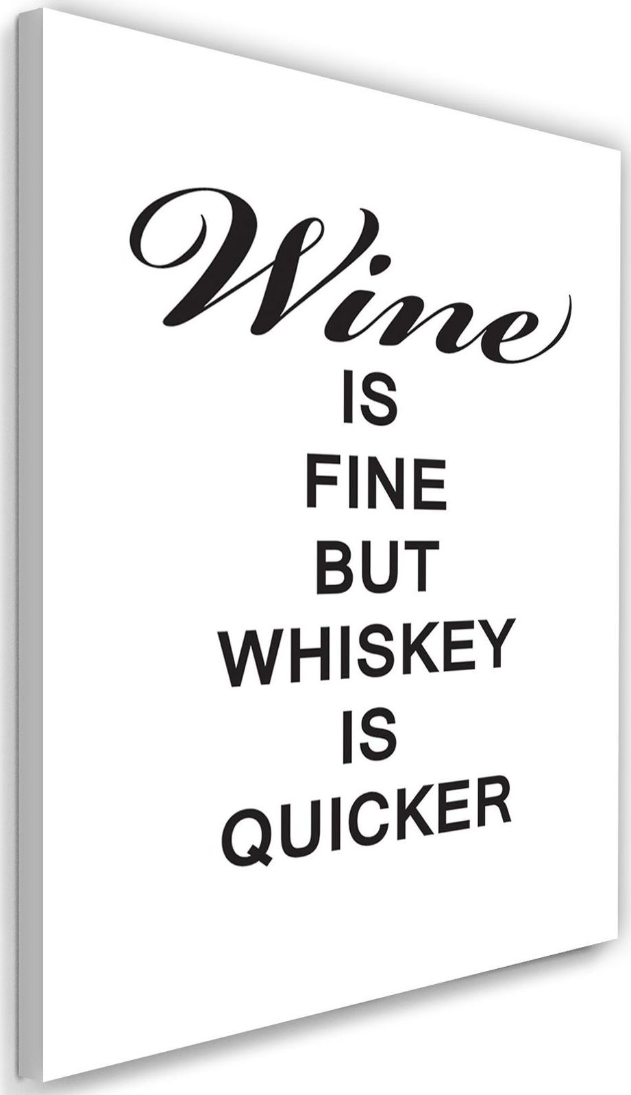 Feeby Obraz na płótnie – Canvas, wino i whiskey 60x90