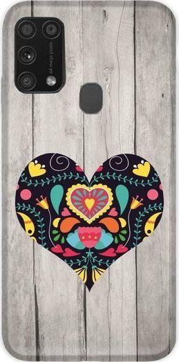 CaseGadget ETUI NADRUK CZARNE SERCE SAMSUNG GALAXY M31 standard