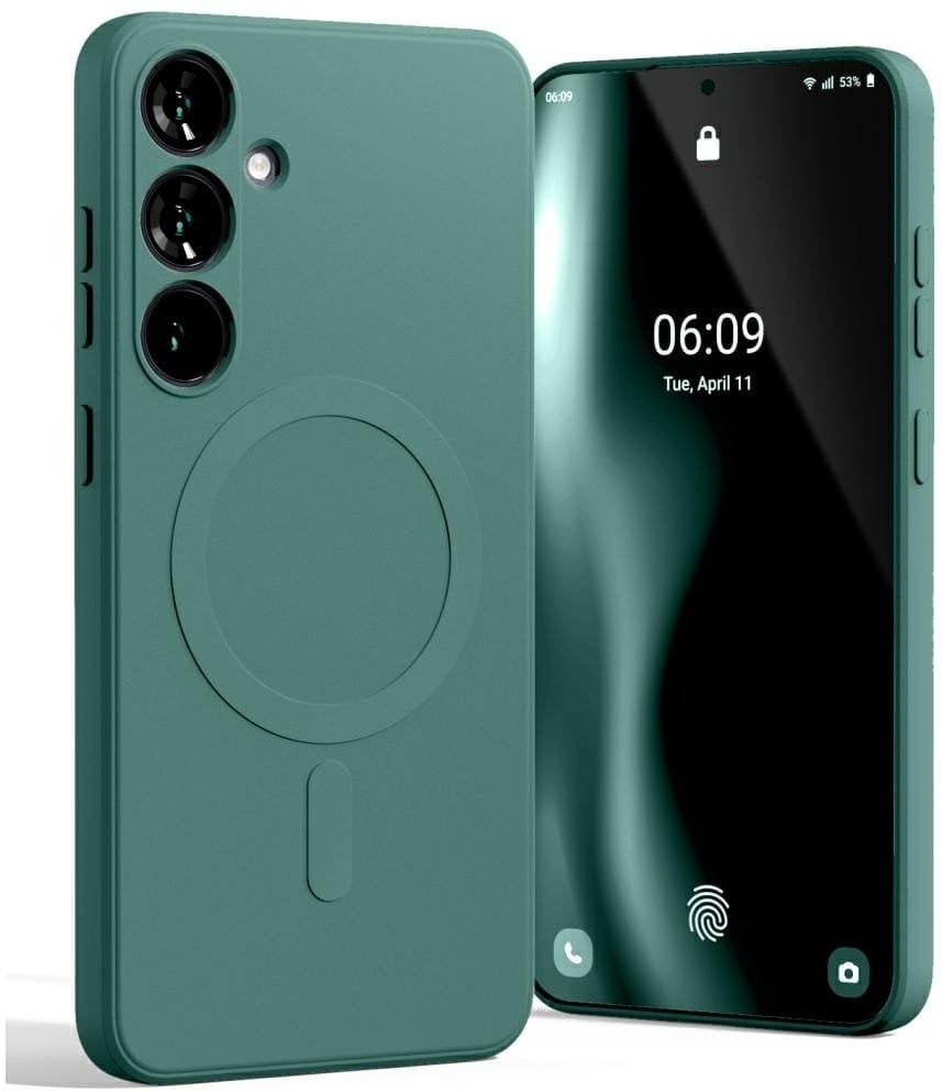 Mercury MagSafe Semi-Silicone Sam S25+ S936 zielony /green