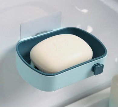 Gold Start Mydelniczka z podwójnym dnem, Kolor: Niebieski