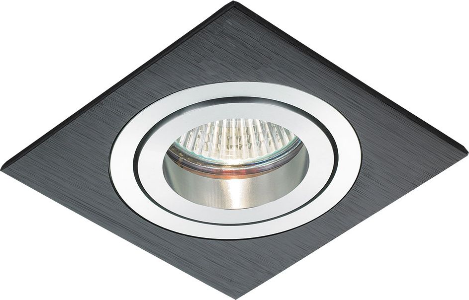 Italux Oprawa podtynkowa kwadratowa czarna Italux Mooty BL MQ71805-1AB