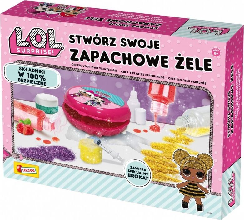 Lisciani Zestaw kreatywny LOL Surprise Stwórz swoje zapachowe żele-304-PL69507