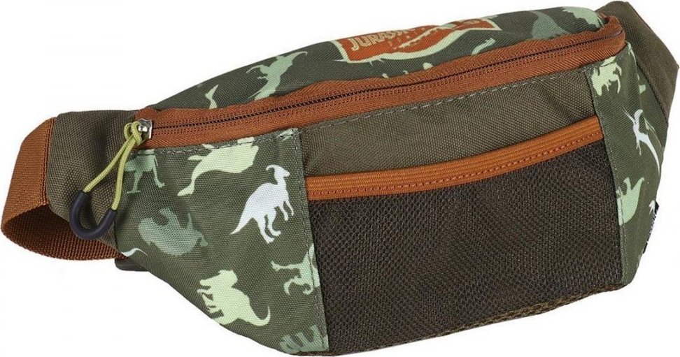 Jurassic Park Saszetka na pasku Jurassic Park Kolor Zielony (27 x 15 x 9 cm)