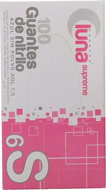 Bigbuy Beauty Rękawice jednorazowego użytku Rozmiar S (100 uds)