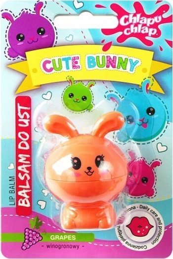Chlapu Chlap CHLAPU CHLAP Balsam do ust Cute Bunny - winogrono 1szt
