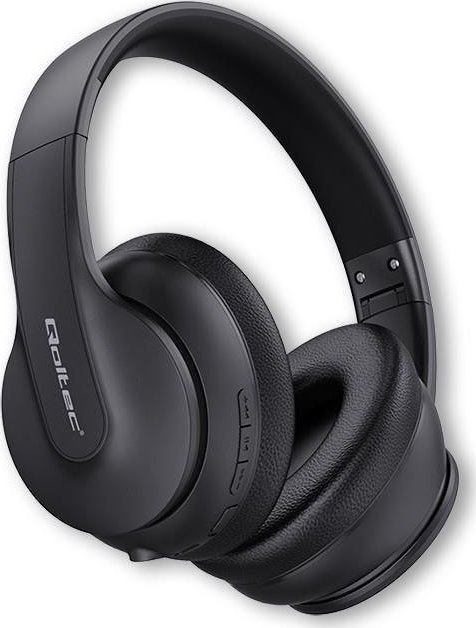 Słuchawki Qoltec Słuchawki z mikrofonem Qoltec bezprzewodowe | BT 5.0 AB | Czarne