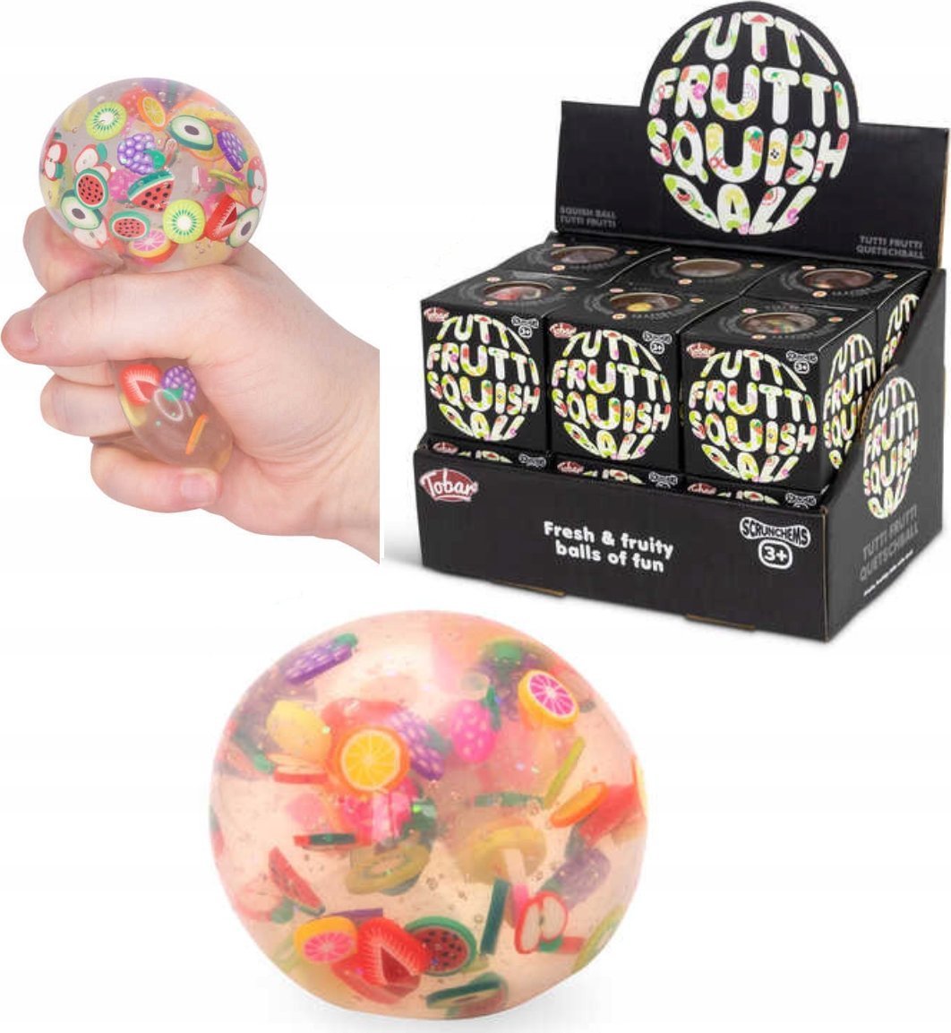 Teka Piłeczka antystresowa Owoce Scrunchems