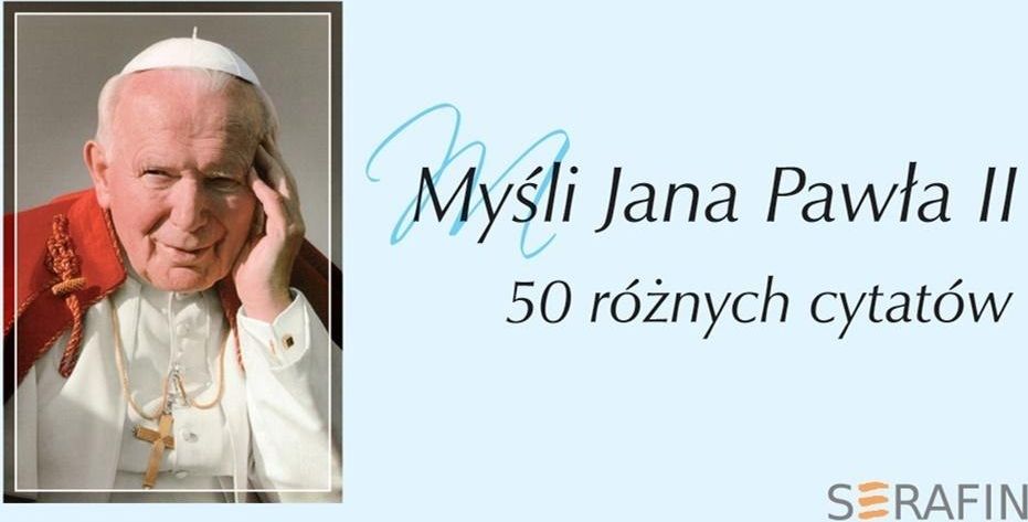 Myśli Jana Pawła II w obwolucie wyd. błękitne