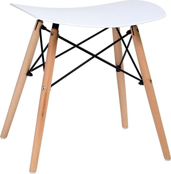 Elior Taboret w stylu skandynawskim Isla - biały