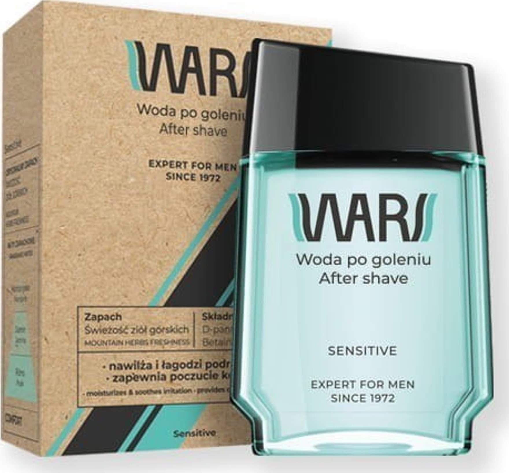 Wars WARS Expert for Men Woda po goleniu Sensitive 90ml