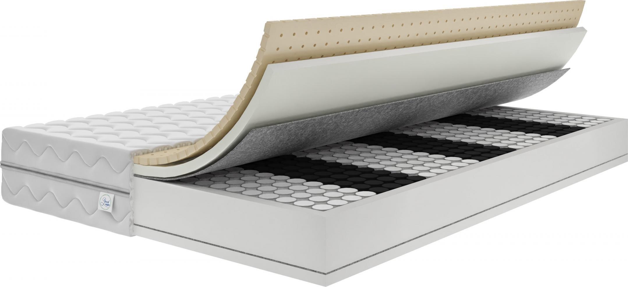 e-goodnight MATERAC KIESZENIOWY GRAND POCKET LATEKS H3 120x180 cm