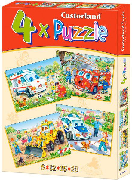 Castorland CASTOR 4w1 EL. Samochody out 2013 (04324)