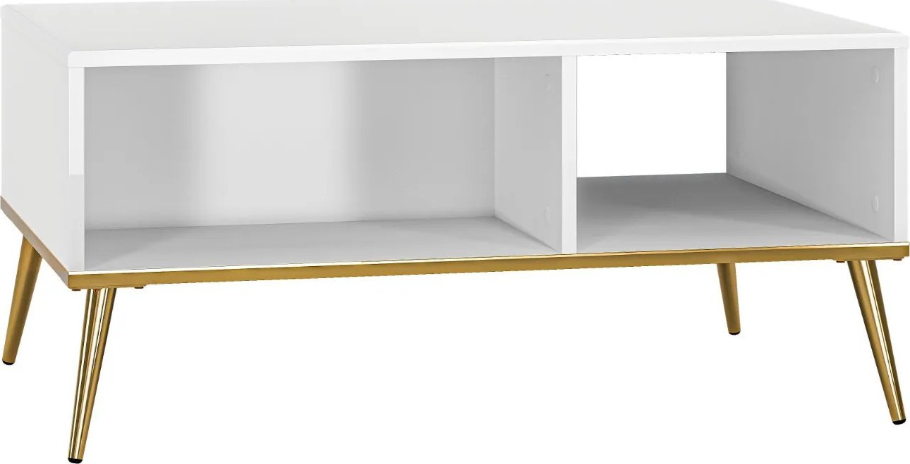 ML Meble Ława GALENA 90x60 biały połysk ML MEBLE