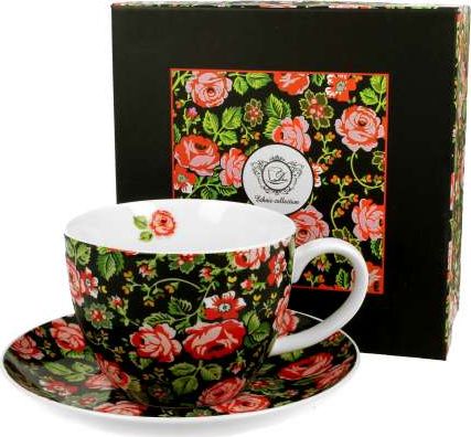 DUO Filiżanka jumbo ze spodkiem 470 ml wzór KRAKOWSKI