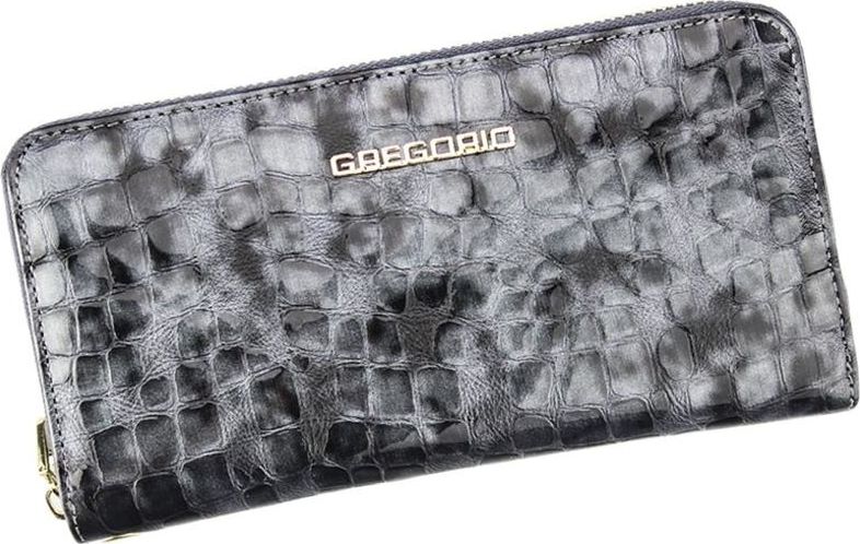 Pellucci Portfel damski skórzany PELLUCCI FS-119 Popiel uniwersalny