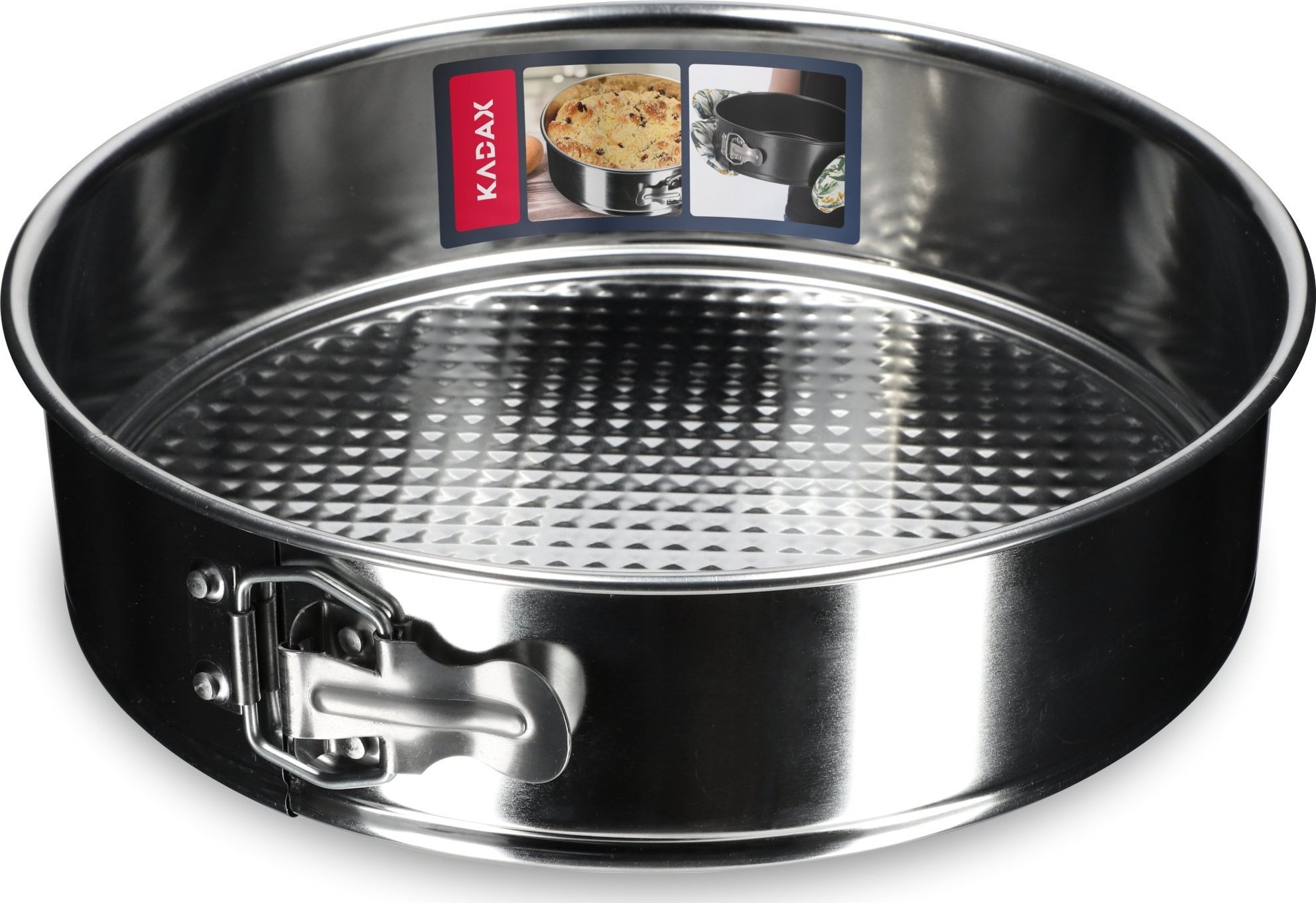 Kadax Tortownica Okrągła Blacha Forma Do Pieczenia 26cm