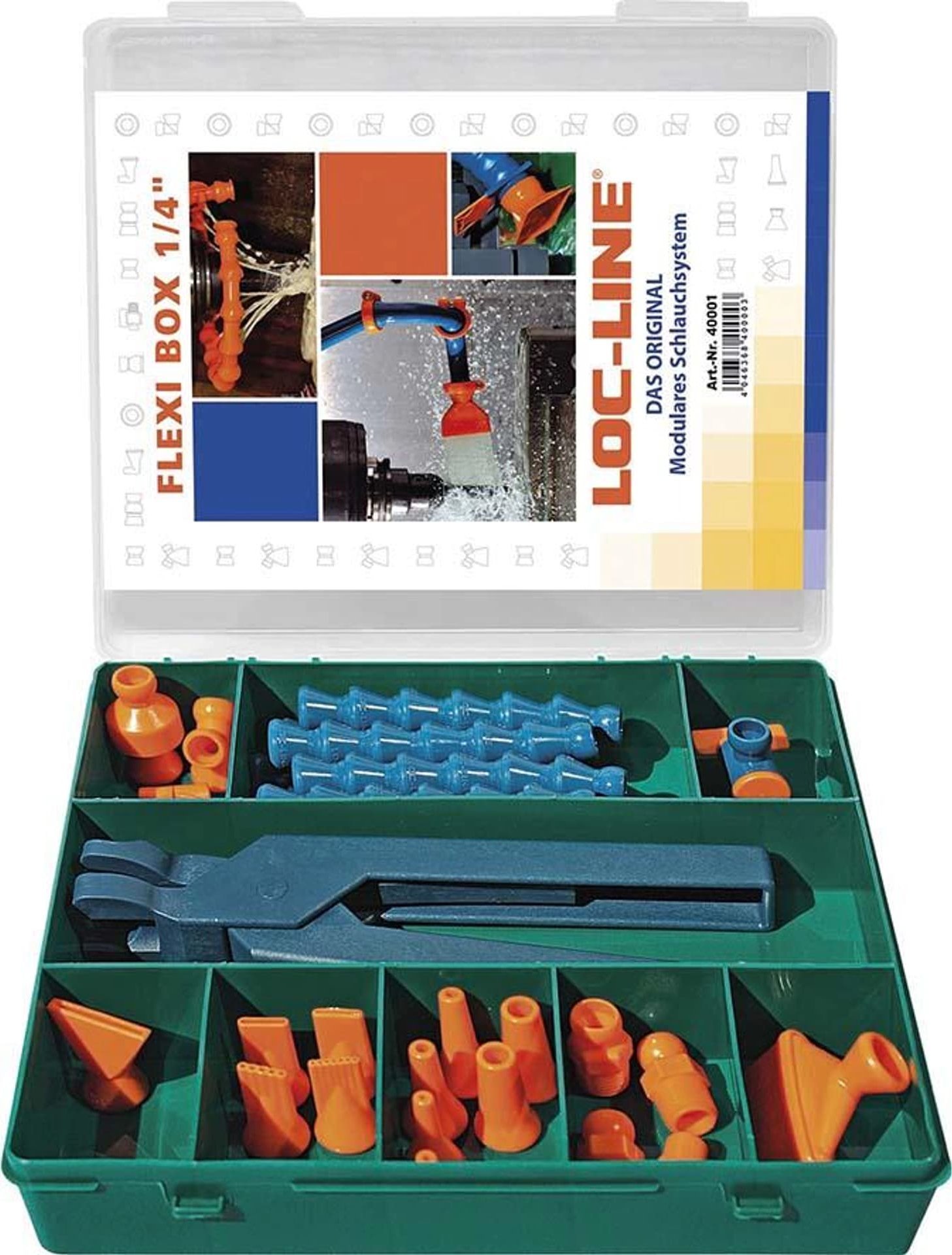 Loc-line Zest.weza doprow.chlodz. Flexi-Box 27-cz. 1/4" LOC-LINE