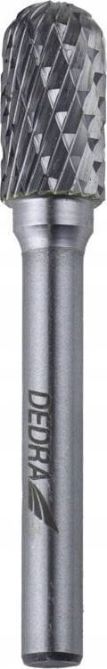 Dedra Frez trzpieniowy walcowy zaokrąglony C12x25mm, trzpień 6mm
